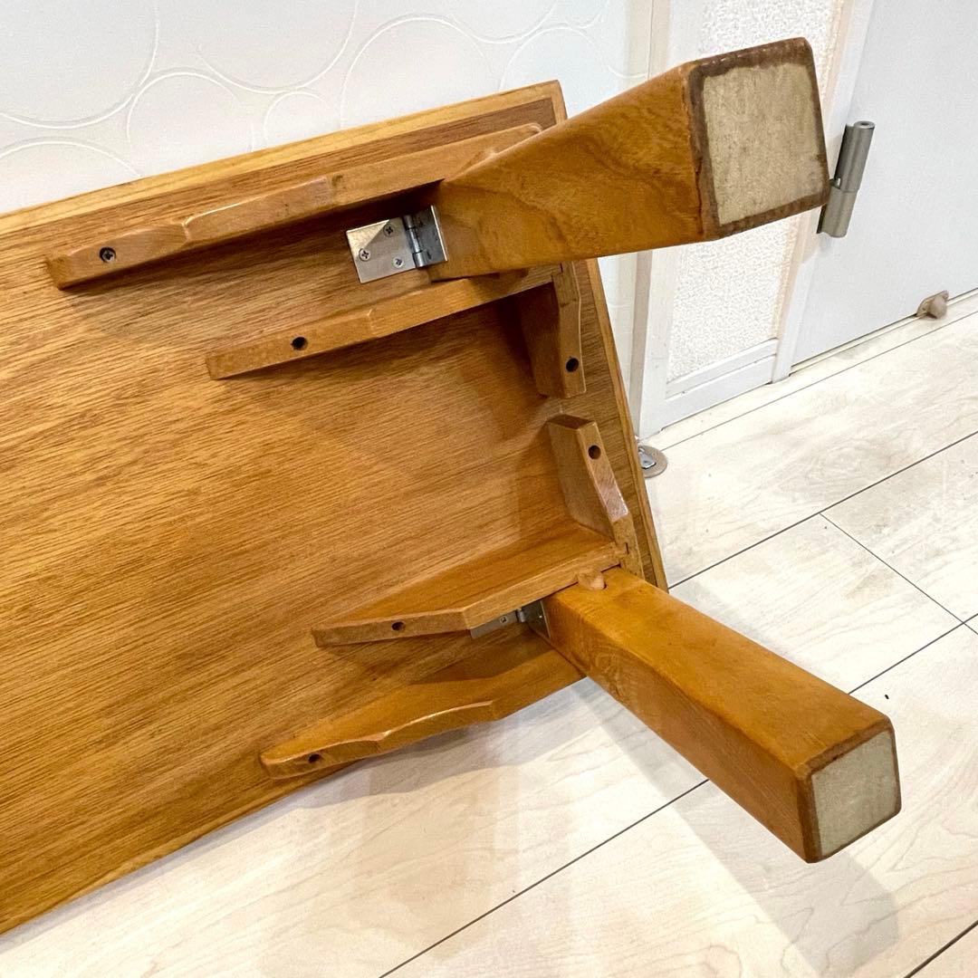 【光製作所】折りたたみ座卓 玉杢風ローテーブル 天然木 和モダン 高級 和室