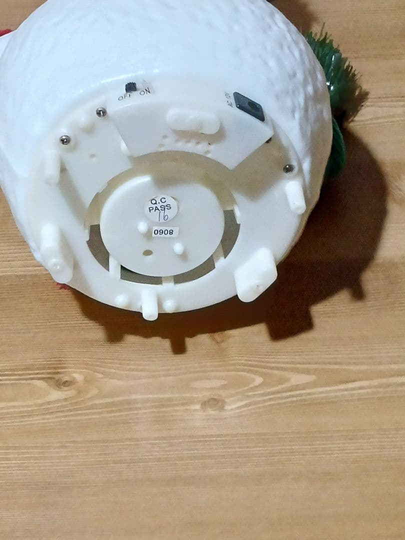 【レトロ】クリスマス　スノーマン　イルミネーションライト 2点セット