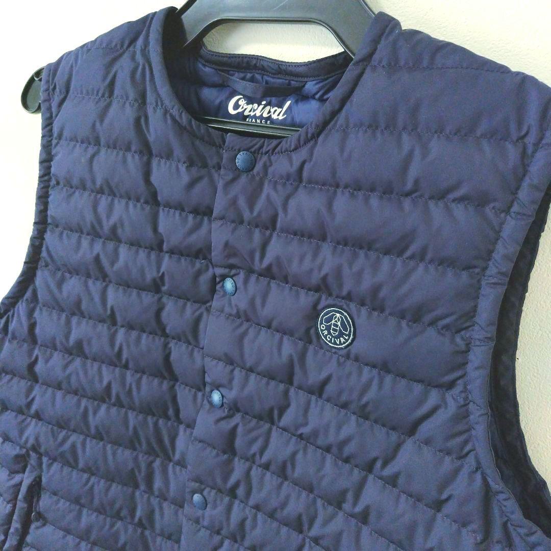 ORCIVAL オーシバル インナーダウンベスト ネイビー サイズ2