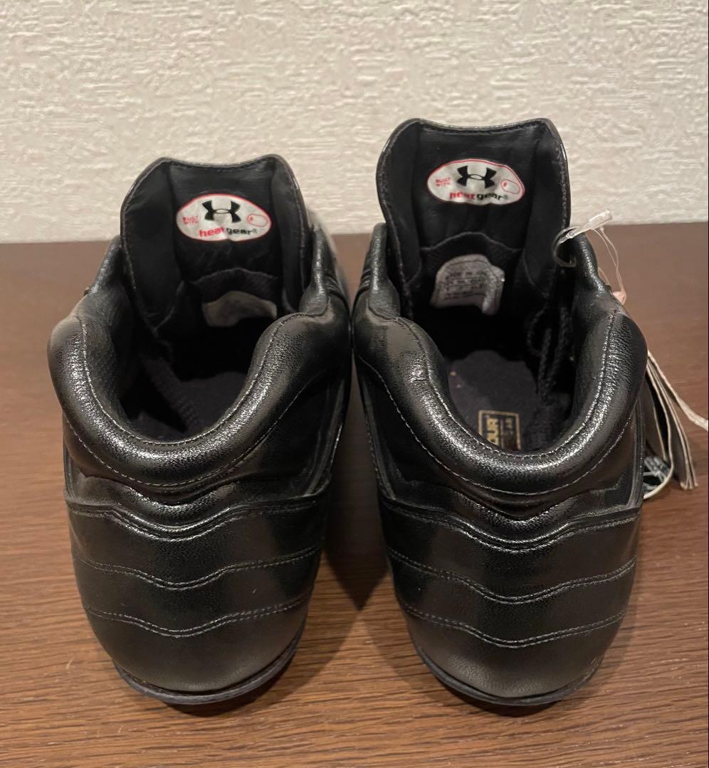 【新品未使用品】アンダーアーマー 野球 金具スパイク 26cm 黒 ブラック