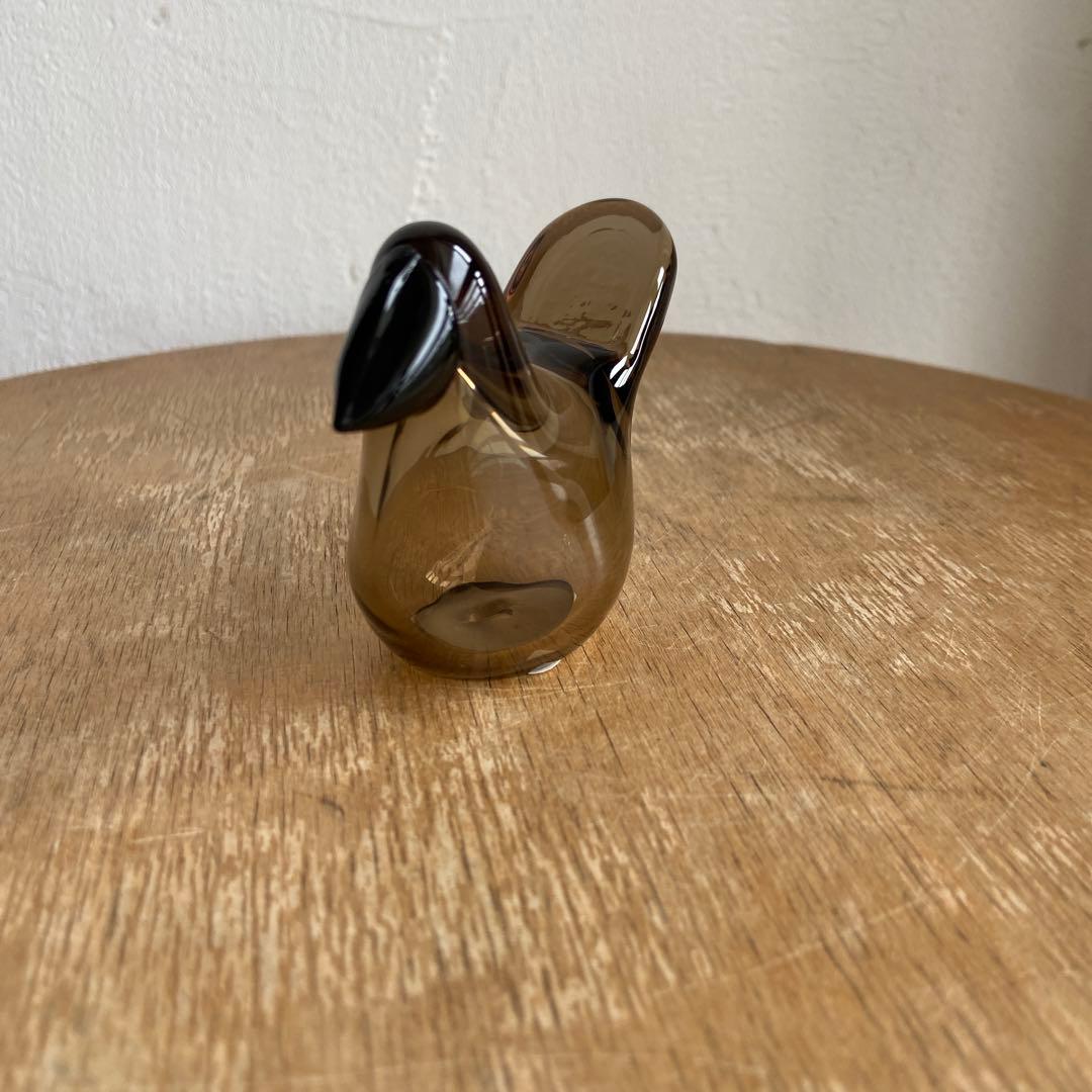 表参道限定　イッタラ　シエッポ　リネン　ブラック　ガラスバード　　scope