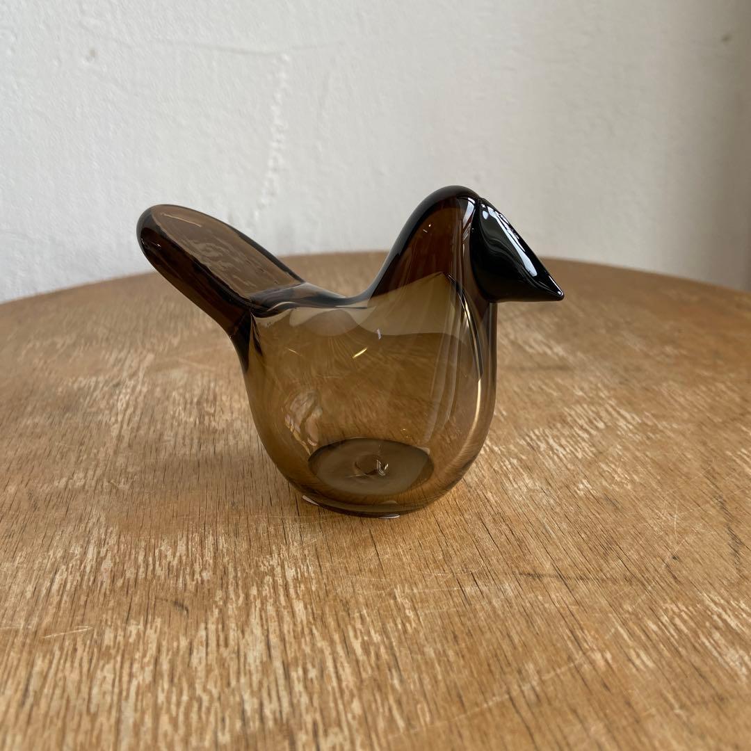 表参道限定　イッタラ　シエッポ　リネン　ブラック　ガラスバード　　scope