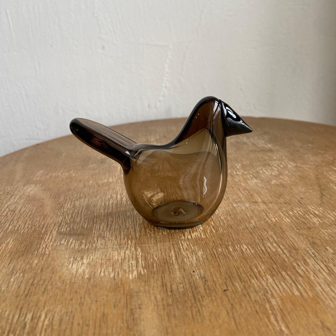 表参道限定　イッタラ　シエッポ　リネン　ブラック　ガラスバード　　scope