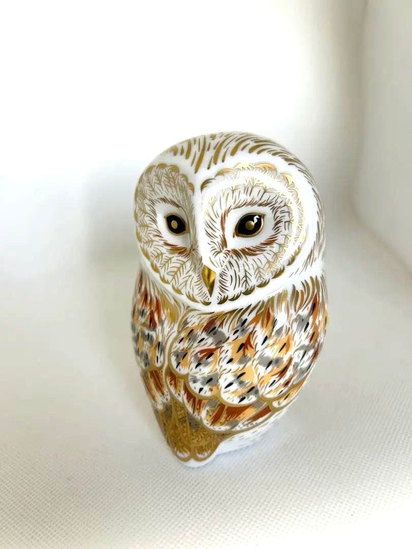 ロイヤルクラウンダービー　フクロウ(冬毛)WinterOwl