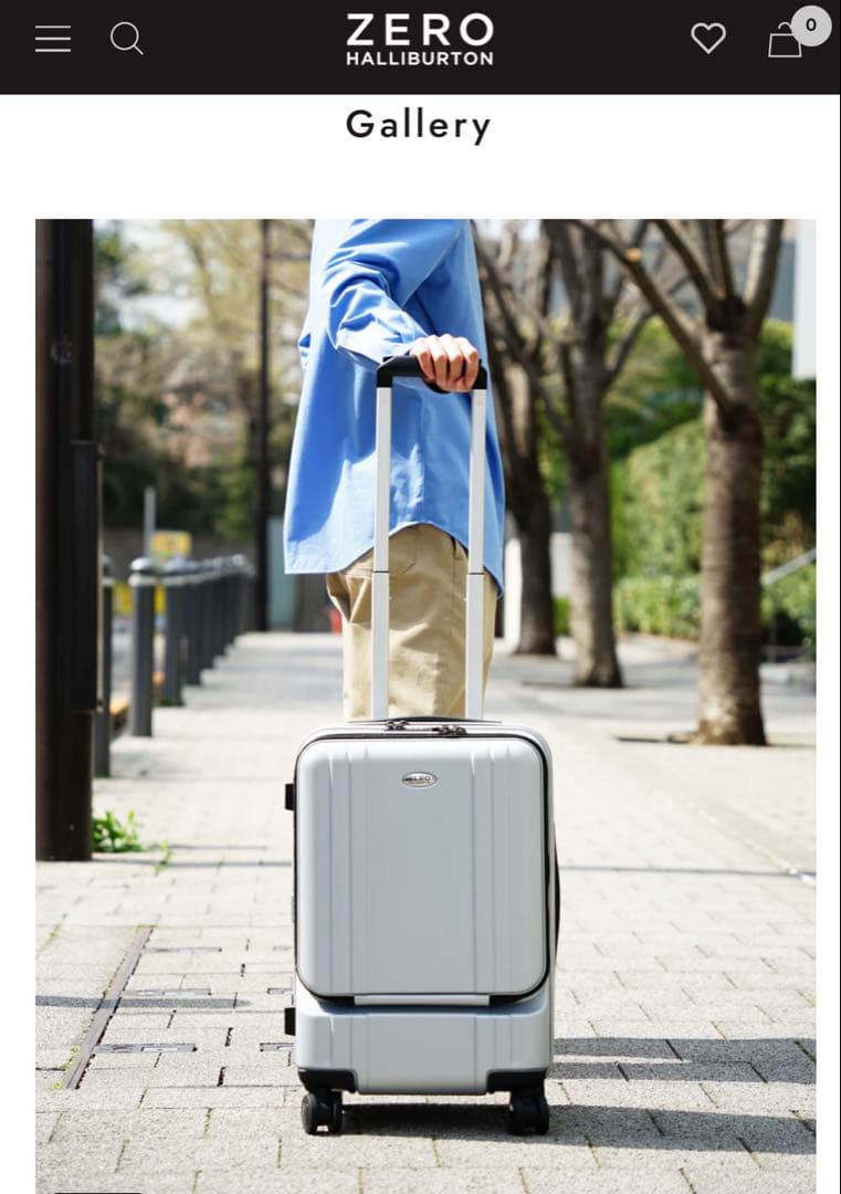 ¥58,300 機内持込　ZERO HALLIBURTONゼロハリ　スーツケース
