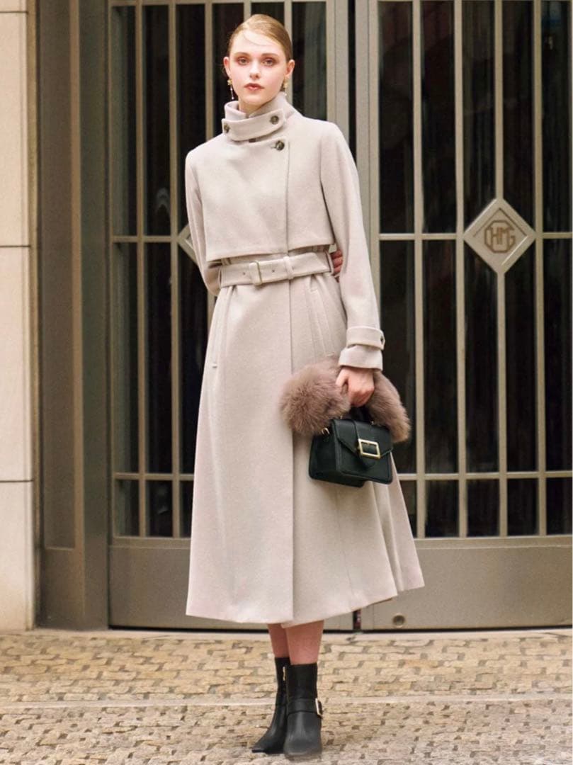 noela ノエラ　ウールトレンチコート