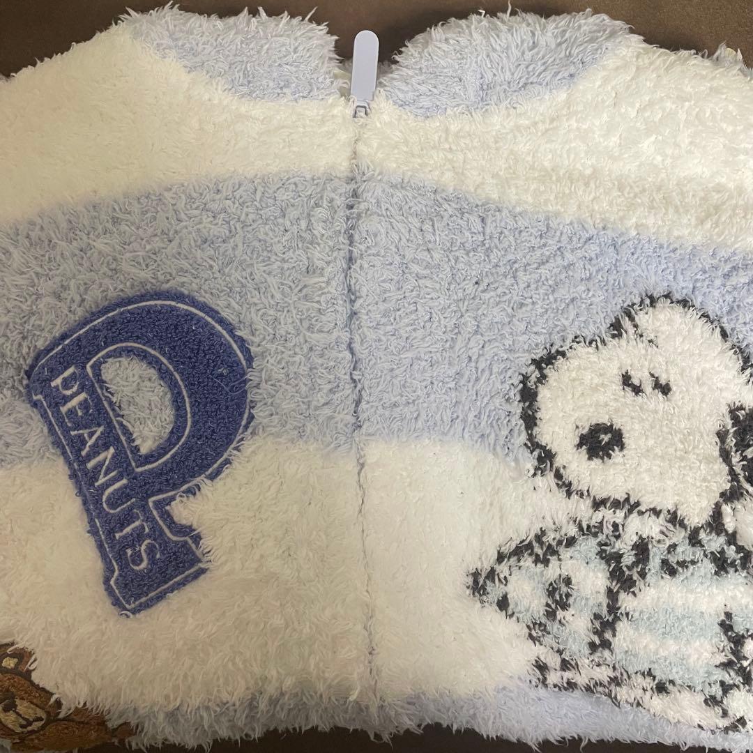 ジェラートピケ　スヌーピー　オリジナルアート ジャガードパーカー　S-Mサイズ