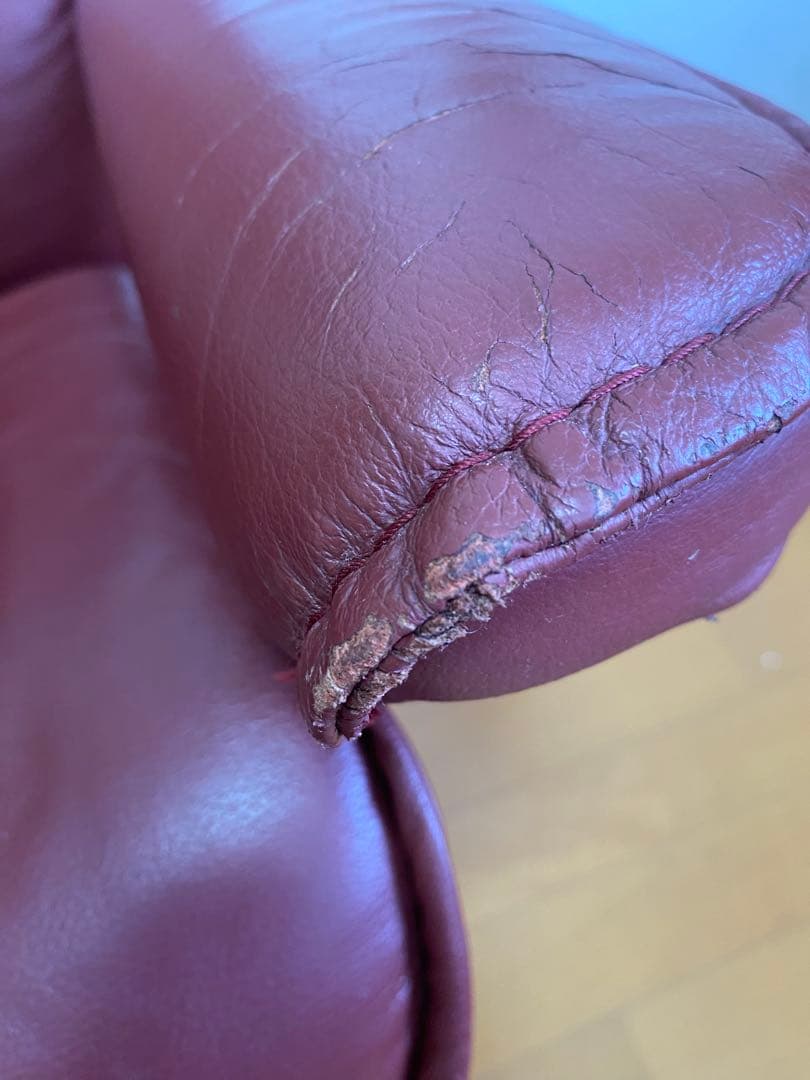 値下げ！世界で一番有名なエコーネスのリクライニングチェア！革張、ヘッドレスト昇降