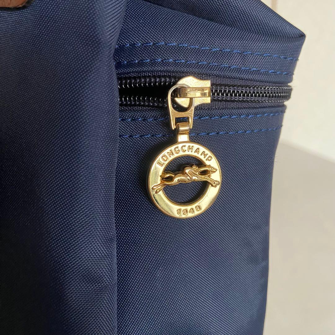 極美品✨Longchamp ロンシャン プリアージュ リュック ネイビー