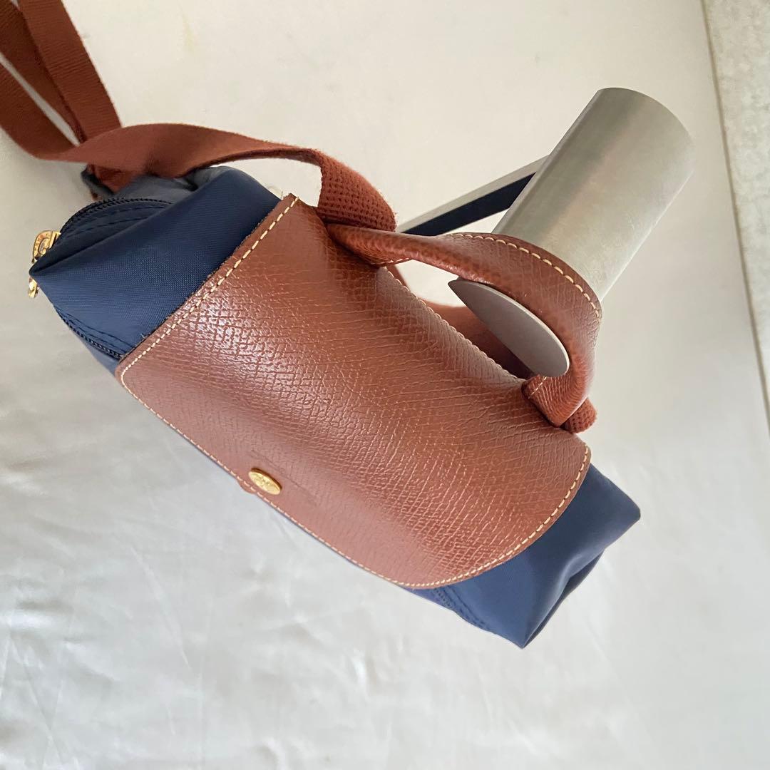 極美品✨Longchamp ロンシャン プリアージュ リュック ネイビー