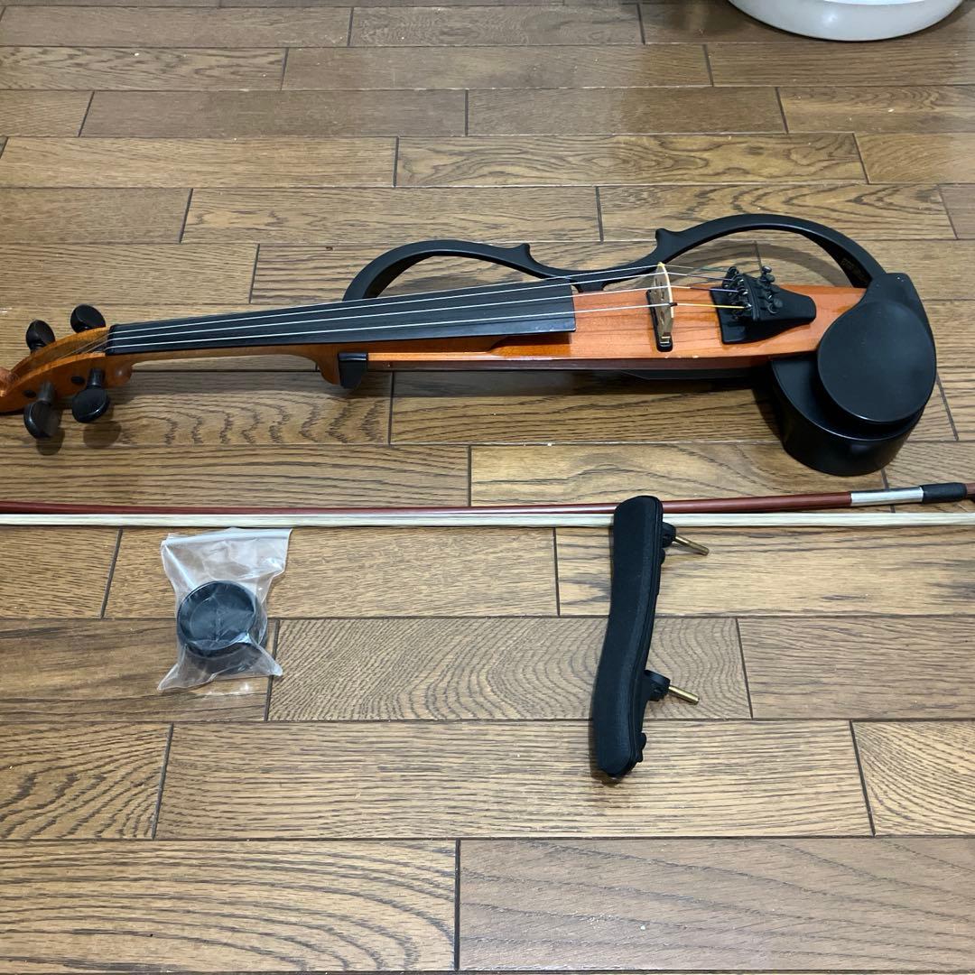 ヤマハサイレントバイオリンSV100 弓、ケース付