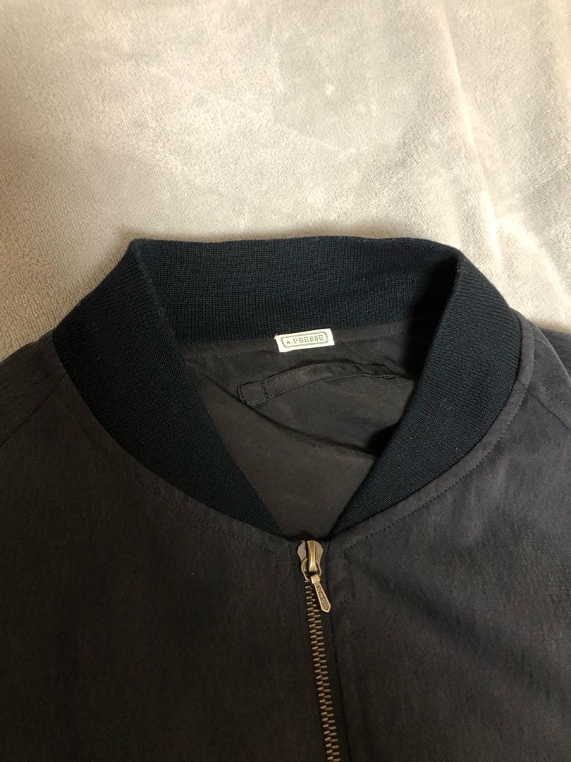 【A.PRESSE/アプレッセ】25SS Silk Padding Jacket
