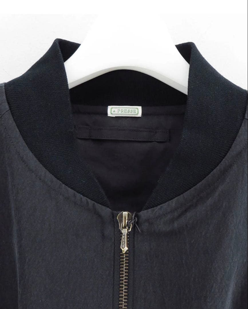 【A.PRESSE/アプレッセ】25SS Silk Padding Jacket