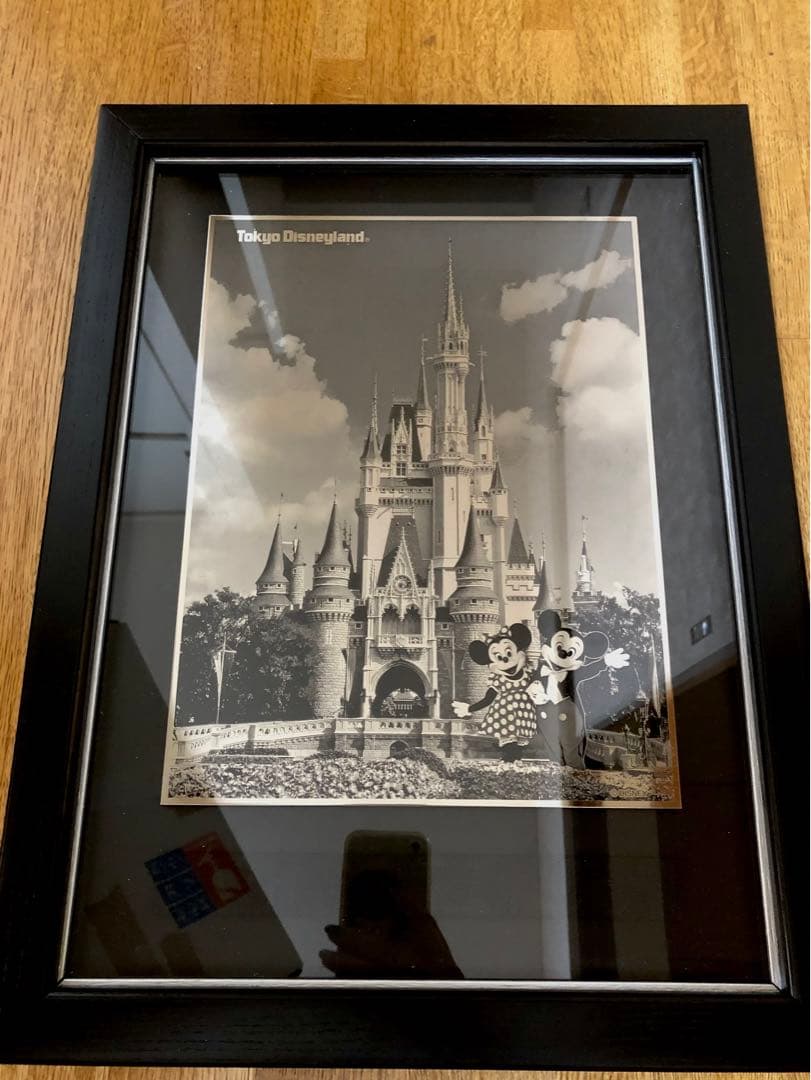 【非売品】ディズニー　額縁　額入り　ステンレスプレート　三井ホーム　レア