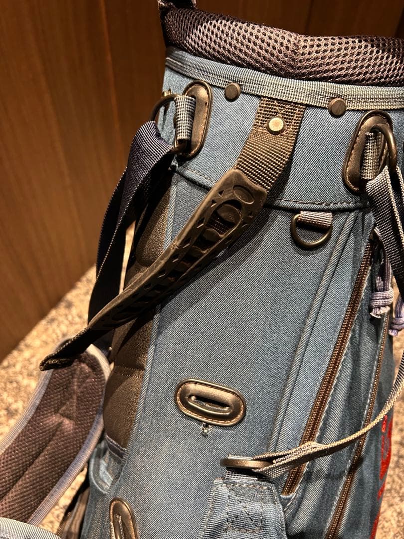 BRIEFINGキャディーバックCR-04 BEAMS別注 デニムネイビー