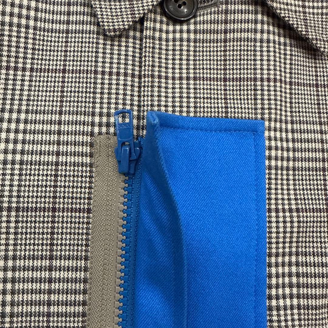 MISTER GENTLEMAN チェック ステンカラーコート