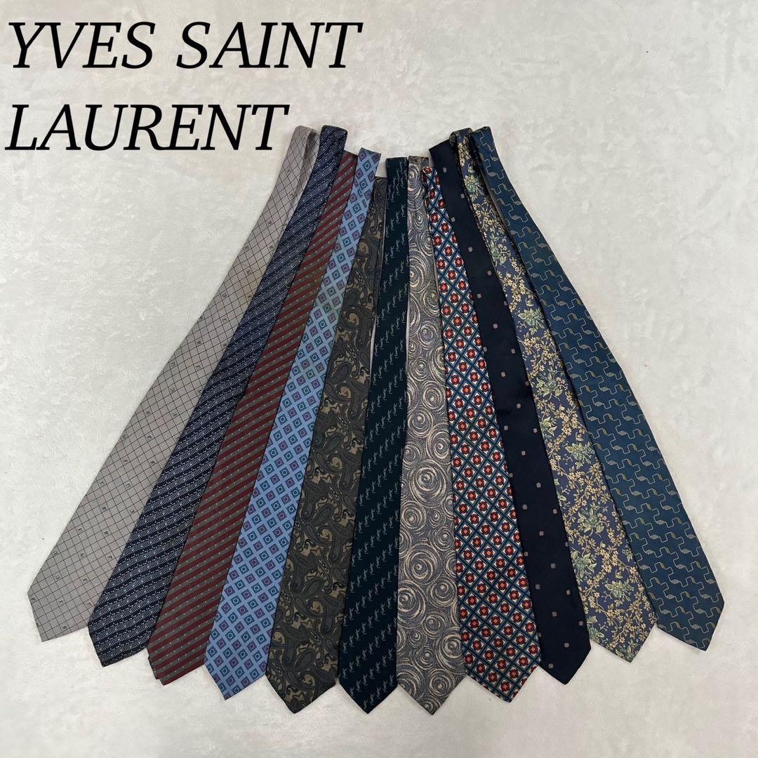 NM40 イヴサンローラン 11本 セット まとめ売り ネクタイ メンズ