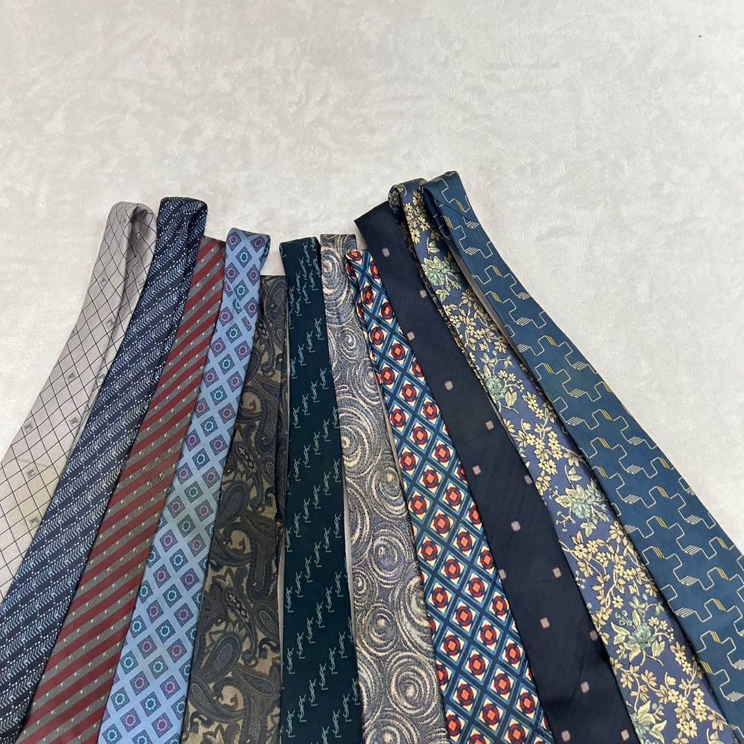 NM40 イヴサンローラン 11本 セット まとめ売り ネクタイ メンズ