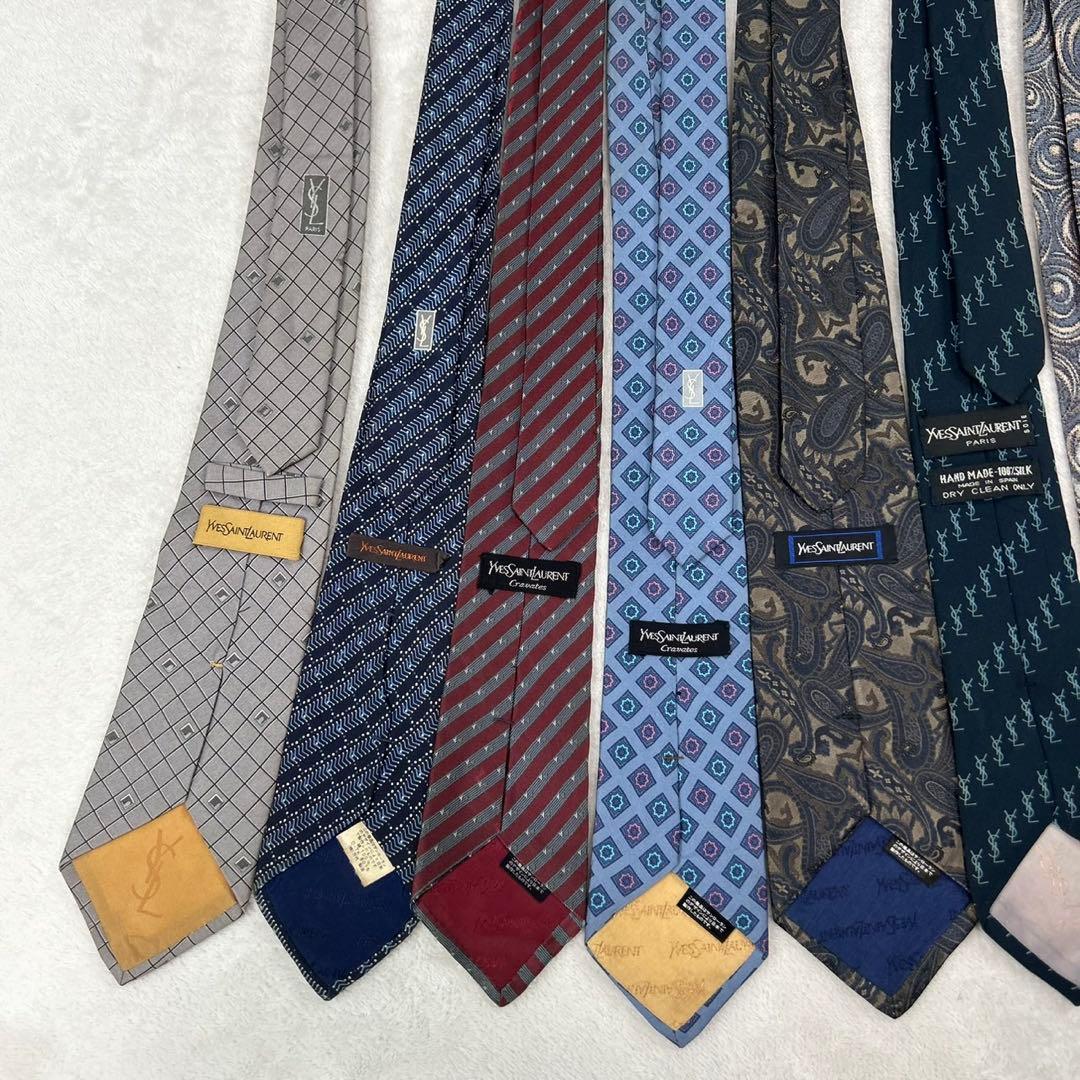 NM40 イヴサンローラン 11本 セット まとめ売り ネクタイ メンズ