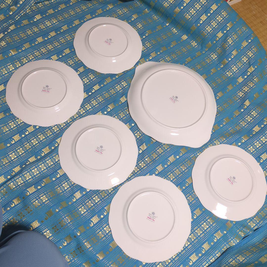 【希少】ロイヤルアルバート ブライトンローズ デザート　プレートセット