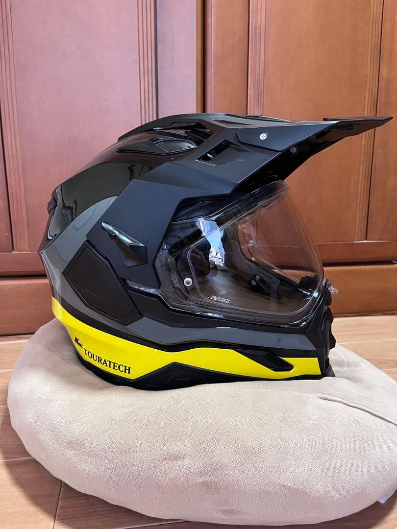 ★TOURATECH Aventuro Carbon2 黒/黄 サイズL