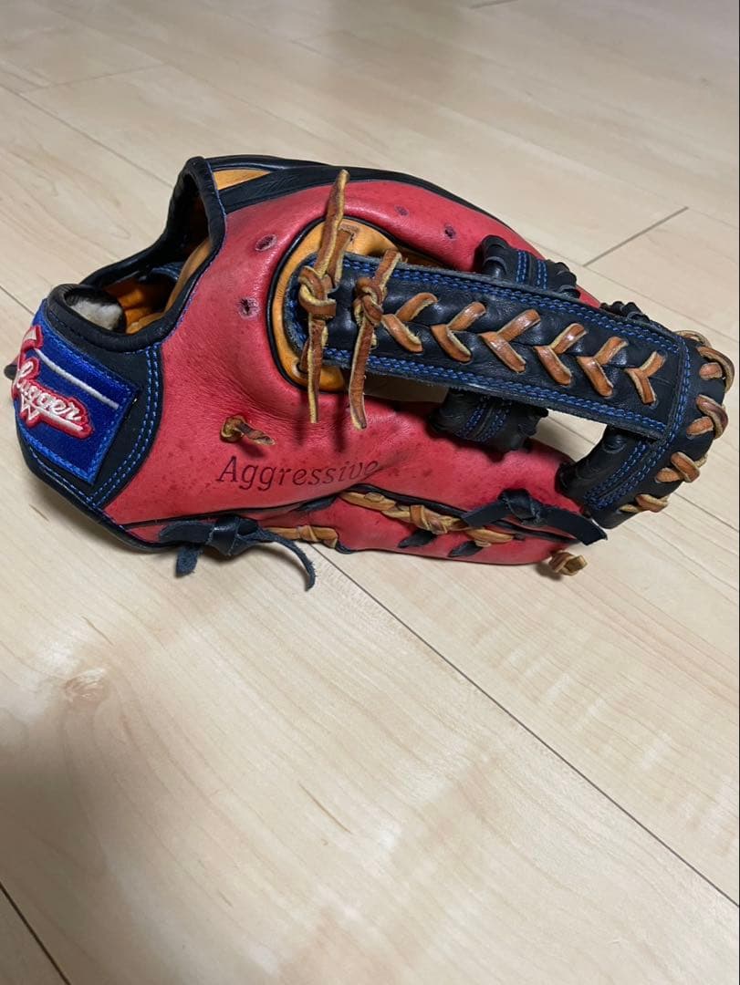 Slugger 軟式グローブ 赤黒