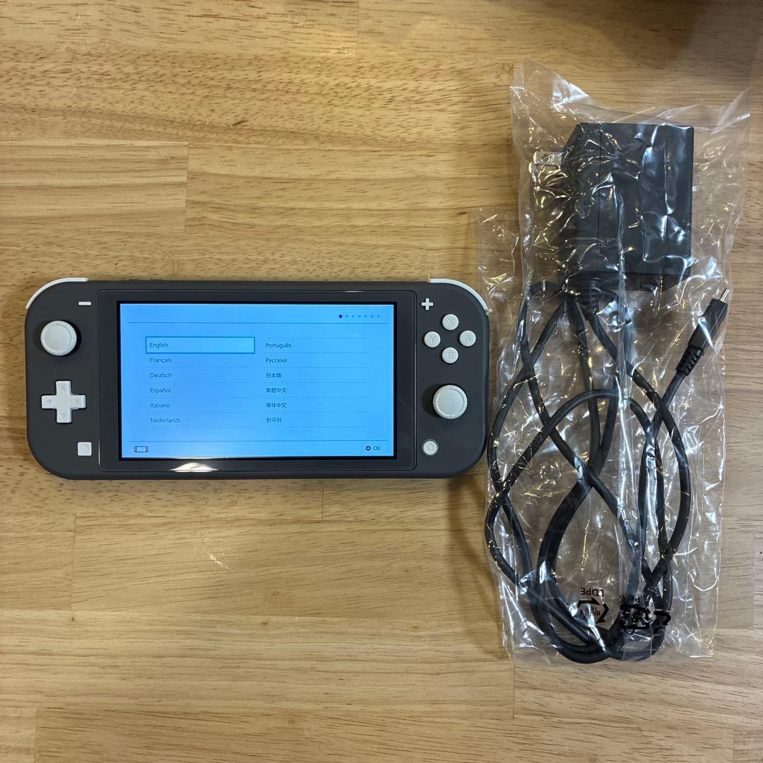 美品 Nintendo Switch Lite グレー 任天堂 スイッチ ライト