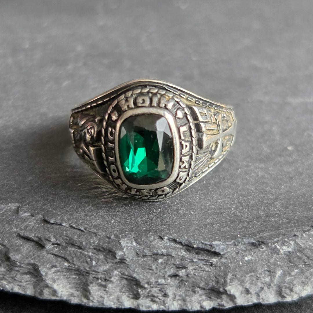 シルバー製 Jostens カレッジリング 1978年 11.5号 STER刻印