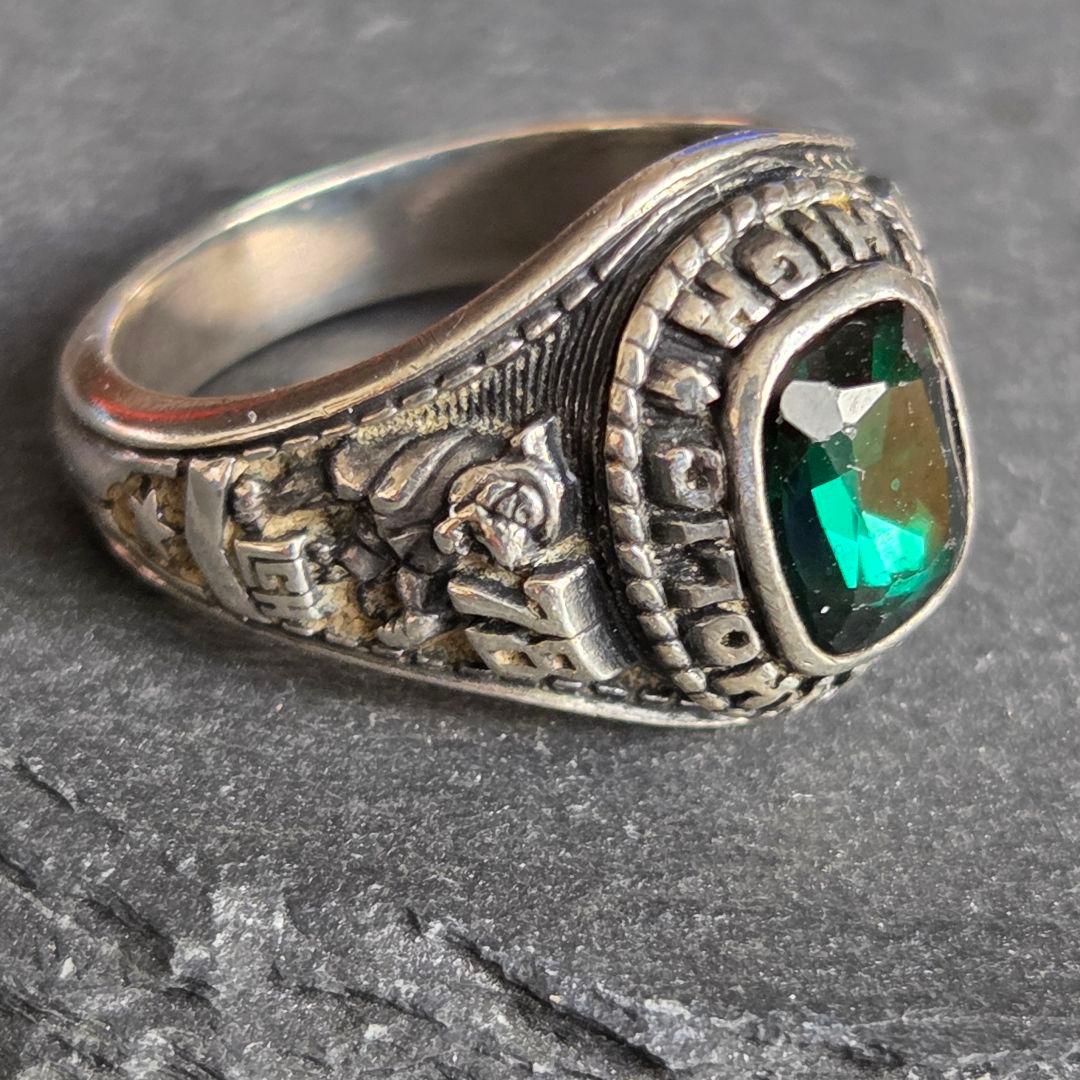 シルバー製 Jostens カレッジリング 1978年 11.5号 STER刻印