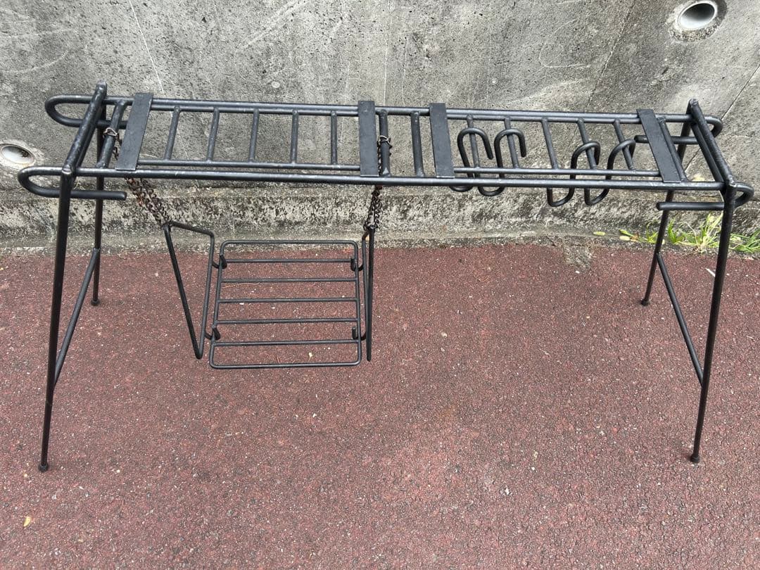 アイアンクラフト イタダキ 中古 焚き火ハンガー ロストル　焚火　ITADAKI