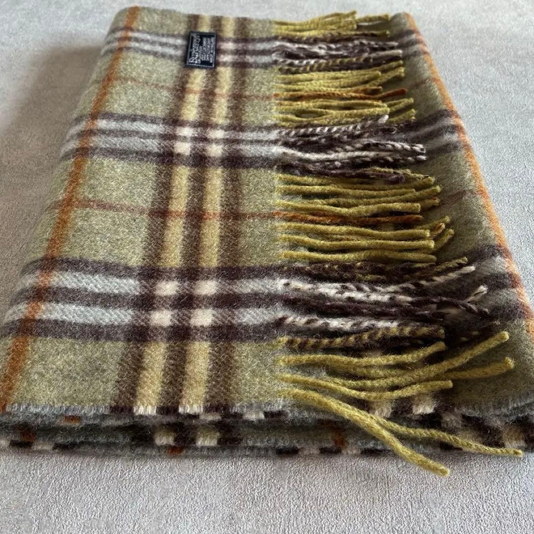 Burberrys バーバリー チェック柄マフラー カシミヤ100%