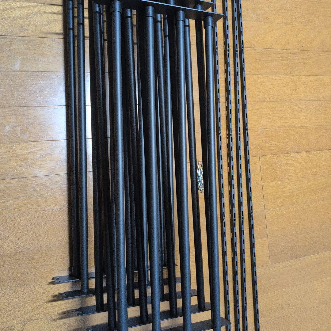 【訳あり】平安伸銅工業 LABRICO 伸縮ラック＆シェルフレール