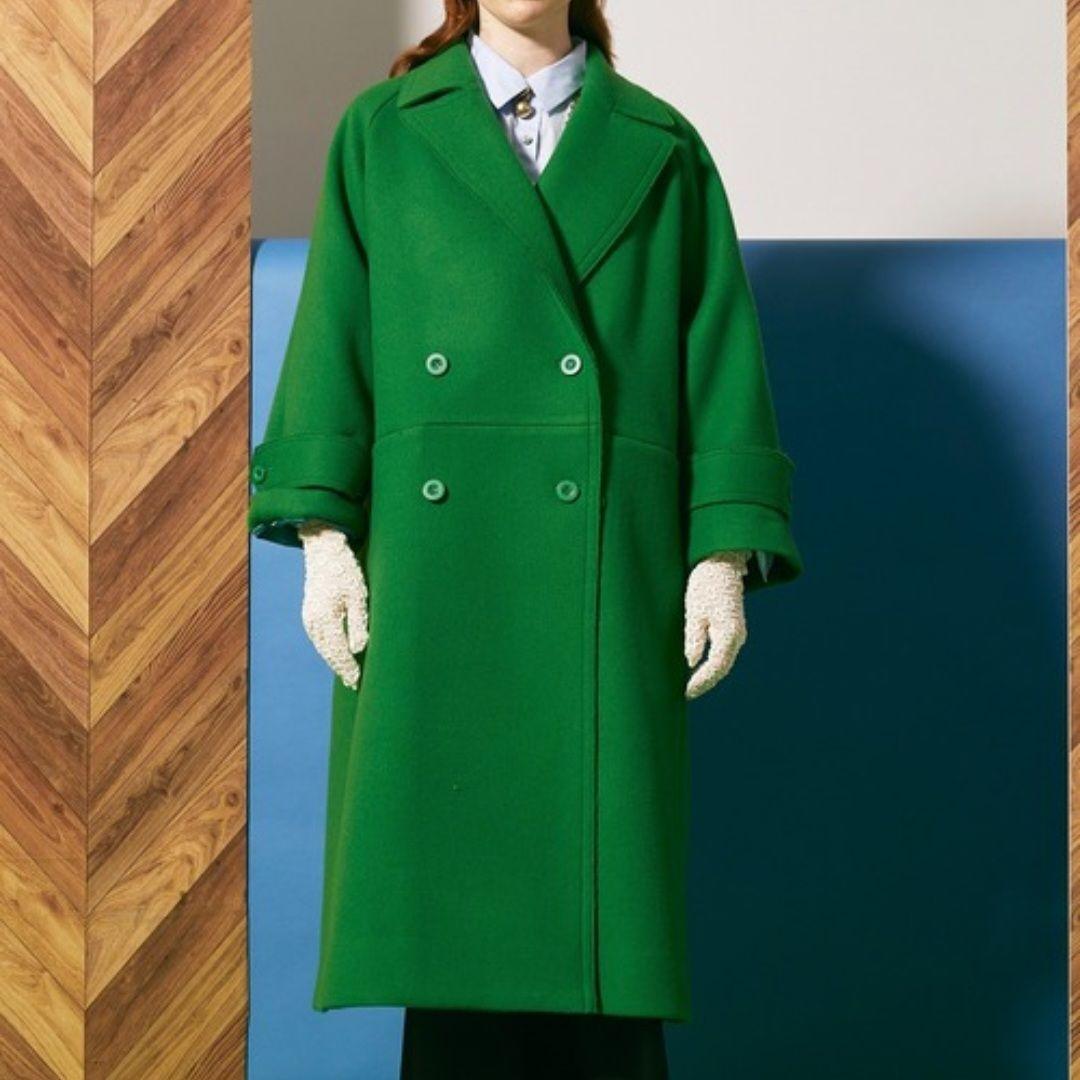 メゾンスペシャル スーパー140 メルトンオーバーコート コート