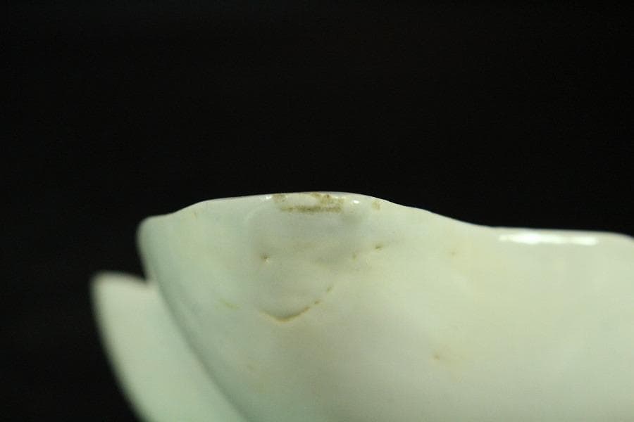 古染付 古 青華 蝶形 器 五客 華中亭道八製 向付 懐石(K-XA833)