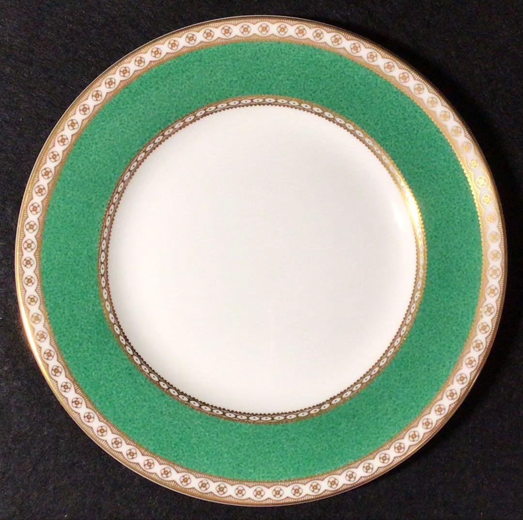 ウェッジウッド ユーランダーパウダー グリーン プレート 17.5cm 6枚