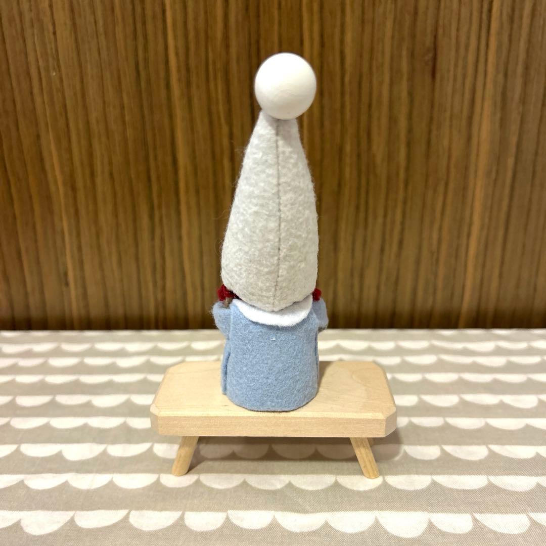 【りりこ】ノルディカニッセ　お人形、ベンチ、丸太セット