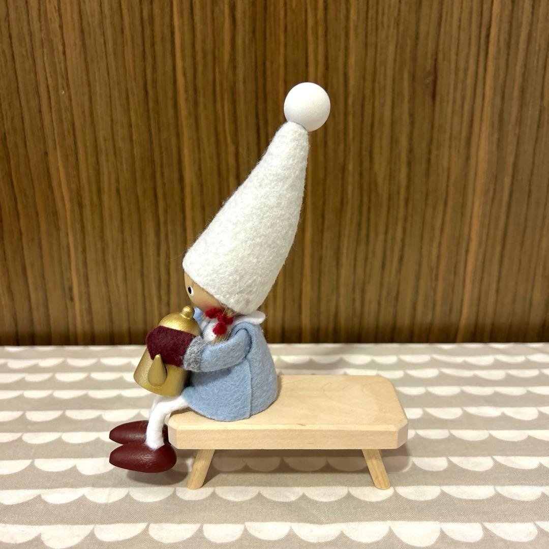 【りりこ】ノルディカニッセ　お人形、ベンチ、丸太セット