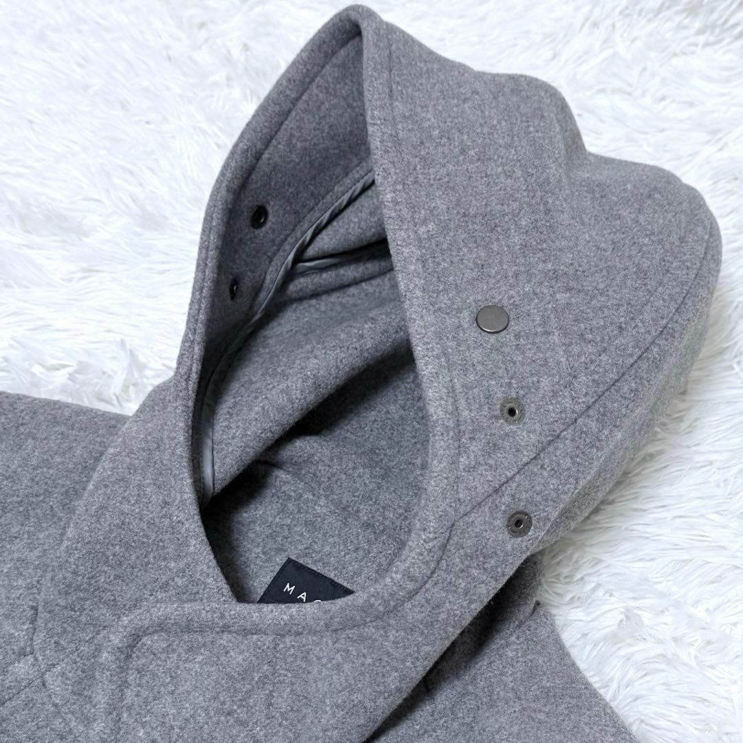 メル48429様【未使用】MACPHEE ウールメルトンロングダッフルコート