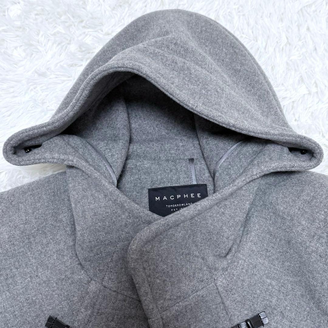 メル48429様【未使用】MACPHEE ウールメルトンロングダッフルコート