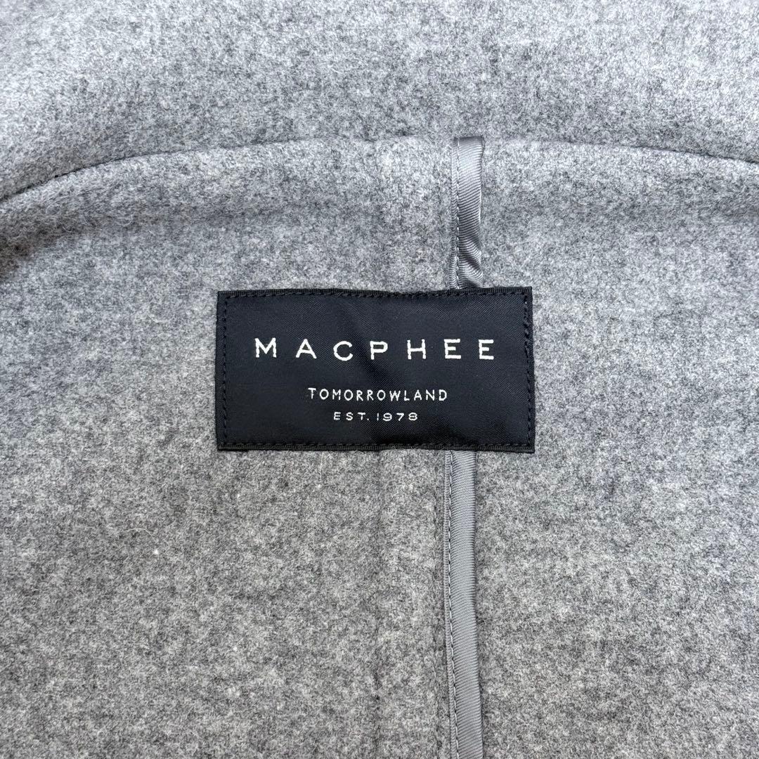 メル48429様【未使用】MACPHEE ウールメルトンロングダッフルコート
