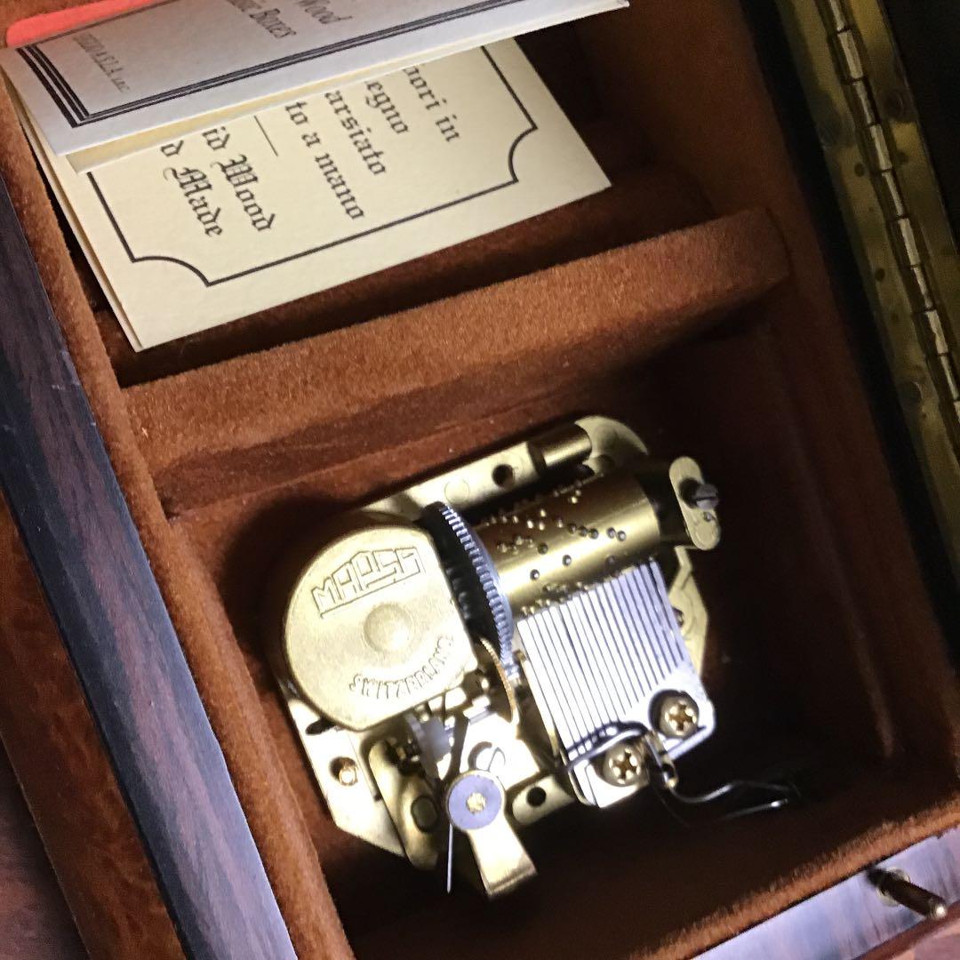 イタリア製宝石小物入れオルゴール2種類