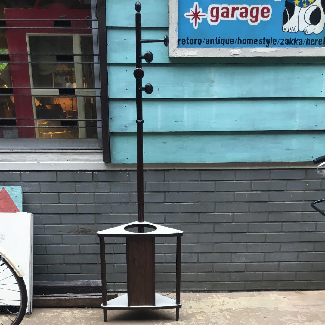 カリモク コートラック 傘立て ビンテージ