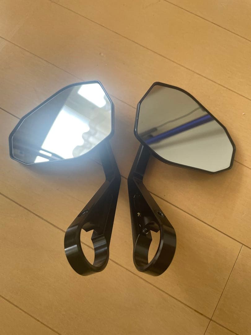 DAYTONA HIGHSIDER バーエンドミラー　左右セットキレイ！