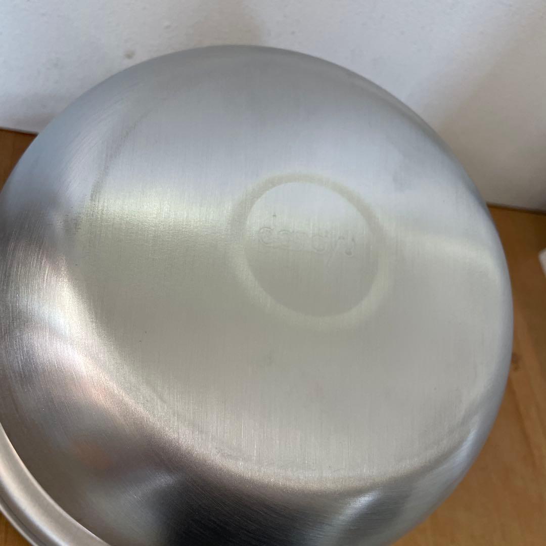 【新品/未使用】dancyu（ダンチュウ）木柄ザル付き 鍋セット 22㎝