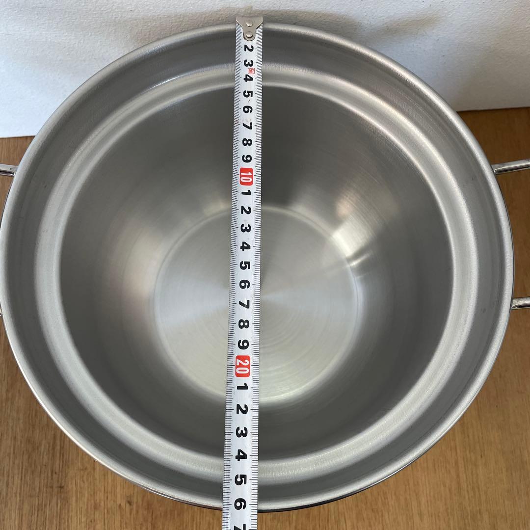 【新品/未使用】dancyu（ダンチュウ）木柄ザル付き 鍋セット 22㎝