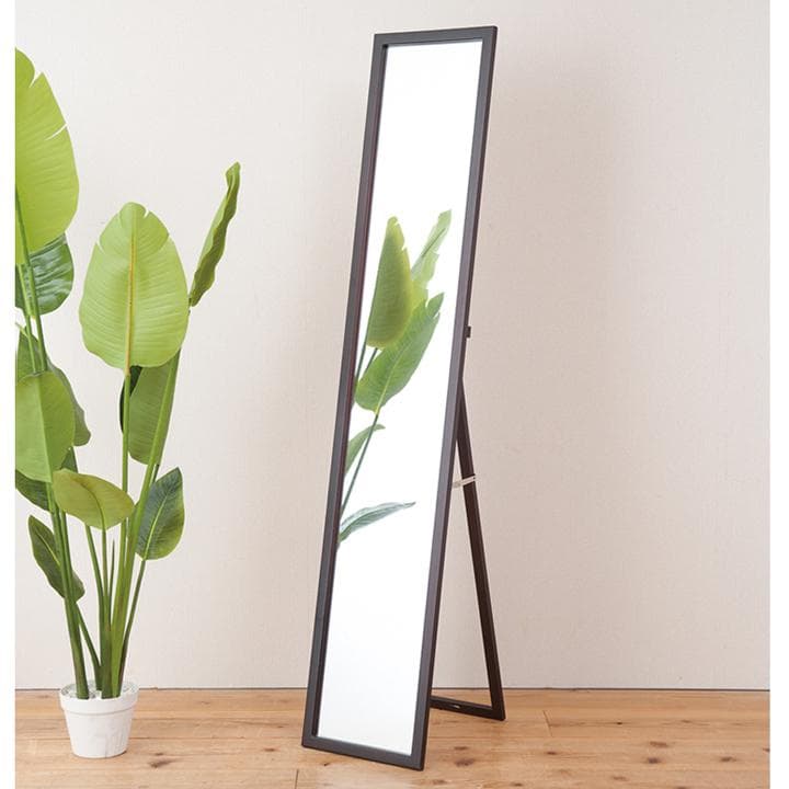 《新品・送料無料》天然木ナチュラルなリビングスタンドミラー幅29ｃｍ 鏡 姿見