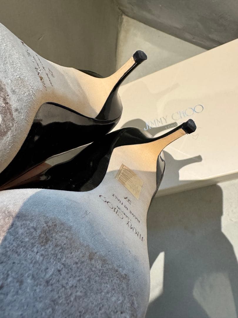 【美品/サイズ37】JIMMY CHOO ジミーチュウエナメル