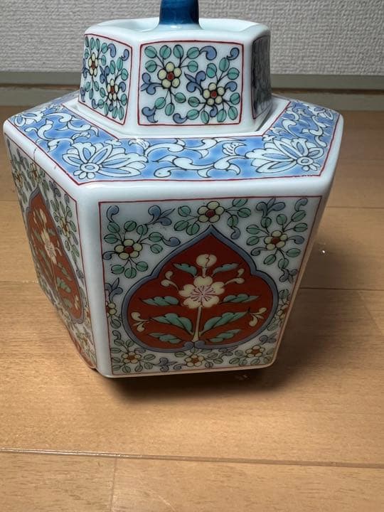 644 有田焼　幸楽　香炉　未使用