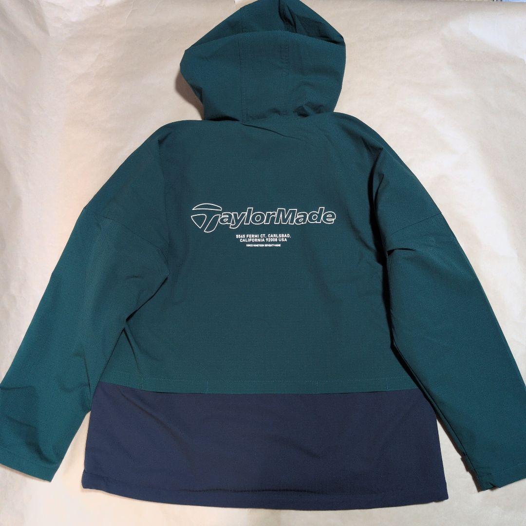 テーラーメイド:レディース:Lサイズ:フルジップ フーディー:グリーン/ネイビー
