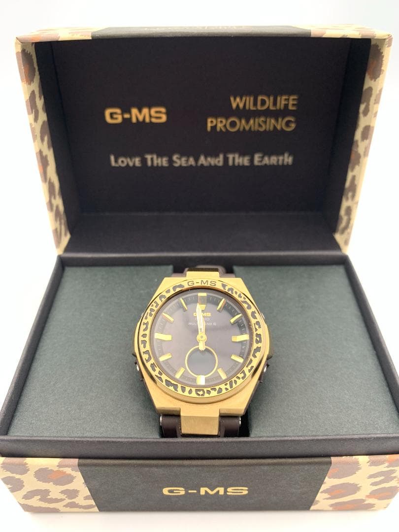 【美品】G-SHOCK MSG-W200WLP-5AJR レオパード柄